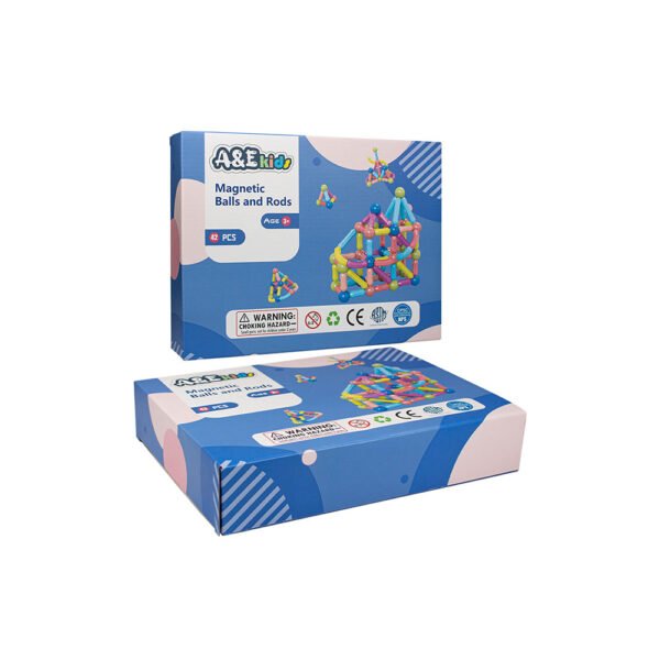 42 PCS MAGNETIC RODS AND BALLS
